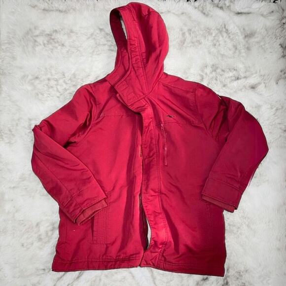Hollister red hooded zip front jacket | Sz XL - Picture 3 of 6